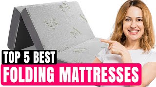 Best Folding Mattress Review Top 5 Buying Guide 2024 [upl. by Nhguavad]