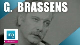 Georges Brassens quotLe fossoyeurquot  Archive INA [upl. by Averir]