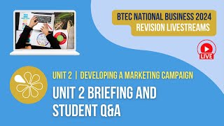 Unit 2 Briefing and QampA Get Ready for BTEC National Business Unit 2 [upl. by Jobina625]