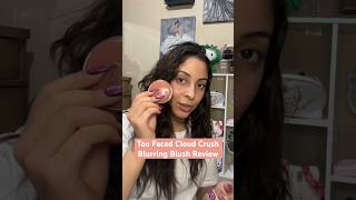 Too Faced Cloud Crush Blurring Blush is STUNNING toofacedmakeup newmakeup blush [upl. by Jaworski]