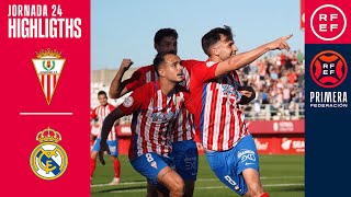 Resumen PrimeraFederación  Algeciras CF 30 Real MadridCastilla  Jornada 24 Grupo 2 [upl. by Valaree]