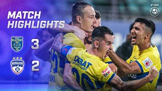 Highlights  Kerala Blasters FC 32 Bengaluru FC  MW 10 Hero ISL 202223 [upl. by Niessuh890]