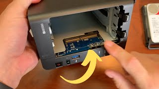 Upgrading memory in Synology DS220 with crucial memory [upl. by Gainor]