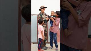 Indian 🅐🅡🅜🅨 Soldier mother and daughter love deshbhakti story shorts army viral maa [upl. by Alphard]