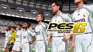 PES 6 MASTER LIGA 26  DE NOVO REAL MADRID VS BARCELONA PTBR [upl. by Enylecoj571]