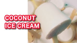 HOW TO MAKE ICE CREAM  HOW TO MAKE COCONUT ICE CREAM  ABELE WALLS [upl. by Leunammi]