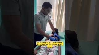 Scoliosis Chiropractic Treatment  Hump Cracking ☠️☠️ Say Big No scoliosistreatment chiropractic [upl. by Nnaeus]