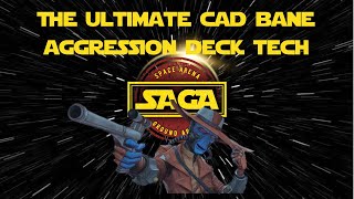 Cad Bane Aggression Deck Tech  Star Wars Unlimited  Space Arena Ground Arena [upl. by Ecienal]