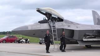 F22 Raptor Launch 2018 Air Power Over Hampton Roads Sunday [upl. by Vilma80]