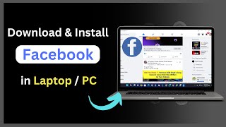 install facebook app on pc without bluestacks  how to install facebook messenger on my laptop [upl. by Hpeosj]