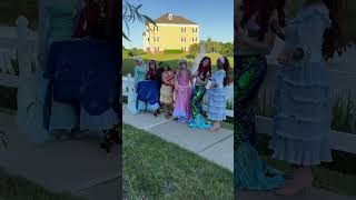 Ariel and Elsa Both mermaids and princesses Kids birthday parties in Virginia Beach and Richmond [upl. by Ayhtnic]