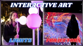 Which interactive art installations suits you Immersive projection public decor lights or museum [upl. by Dloraj]