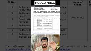 NBCC HUDCO 🚀🚀 nbcc hudcoshare [upl. by Derte773]