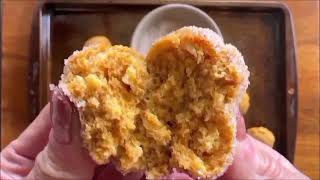 2 ingredient Recipe  Pumpkin Donut Holes [upl. by Jacklin]