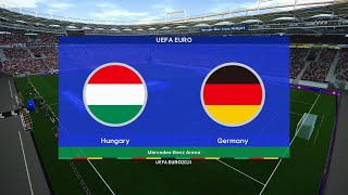 NIEMCY  WĘGRY EURO 2024  SYMULACJA [upl. by Acemahs]