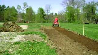 Tilling the Garden with my 1952 Farmall Cub amp Homemade Rototiller [upl. by Pavla329]