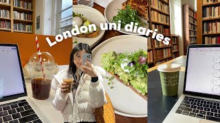 London uni vlog✏️ biomed student final year dissertation long library days [upl. by Oakman]