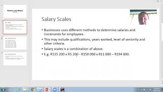 Grade 10 Accounting Salary Scales 20200504 [upl. by Gupta]