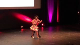 Cymeone amp Malicia Kizomba Show at Bachata French Kiss 2017 Troyes France [upl. by Anat]