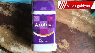 crystal azotrix  azotrix fungicide Azoxystrobin 167   Tricyclazole 333 SC  Rice special [upl. by Ayahsal]