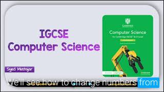 IGCSE Computer Science Chapter 1 Data Representation [upl. by Robison985]