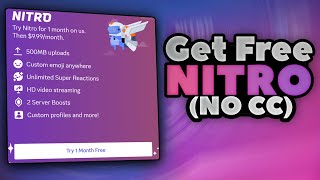 All 4 Ways to get Free Nitro Without Payment Method [upl. by Ezar]