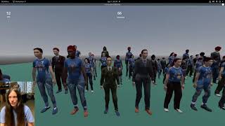 Test Stressing  Humanizer  Free 3D Charactor Creator for Godot 42 [upl. by Kenzi]