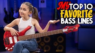 My TOP 10 Favorite BASS LINES  Part 3 [upl. by Stevy334]