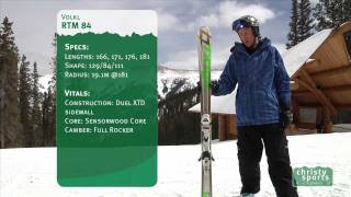 20112012 Volkl RTM 84 Ski Review  Christy Sports [upl. by Fredel]