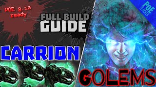 【Path of Exile  PoE 】Carrion Golems Build  Elementalist Witch [upl. by Ghassan810]