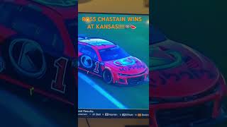 ROSS CHASTAIN WINS AT KANSAS🏁🍉 Hollywoodcasino400 [upl. by Fine]