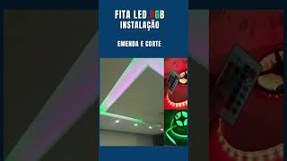 Dica de como cortar a fita led 5050 RGB sem danificar [upl. by Segal]