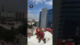 Cruz Roja realiza simulacro de rescate en altura durante el Simulacro Nacional 2024 [upl. by Calan810]