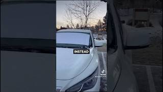 The best way to remove ice from a car [upl. by Chiang46]