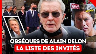 Obsèques d’Alain Delon  Ces grandes personnalités venues pour un dernier hommage [upl. by Elyc]