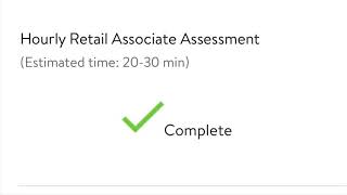 WALMART  MY ANSWERS TO THE ASSESSMENT TEST [upl. by Einhpets]