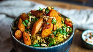 Einfache Quinoa Bowl mit gerösteten Karotten [upl. by Jermain661]