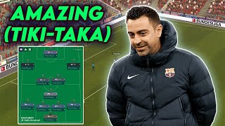 Xavis Barcelona TikiTaka FM24 Tactics [upl. by Rebna]