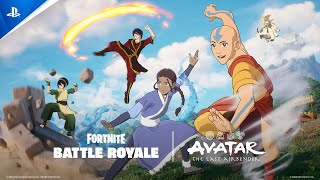 Fortnite x Avatar Elements  Gameplay Trailer  PS5 amp PS4 Games [upl. by Schweitzer]