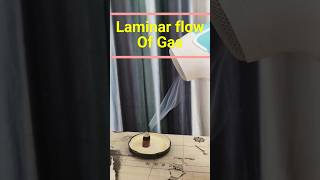 Turbulent Flow vs Laminar Flow of Gas laminarflow turbulentflow scienceexperiment scienceandfun [upl. by Earal695]