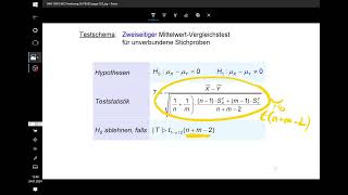 StatistikVorlesung 26 OSTA  Winter 20232024 [upl. by Eedrahc]