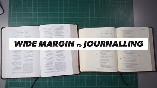 ESV Single Column Journaling vs Wide Margin Bible [upl. by Valera]