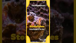 Stonefish Camouflage in the sea shorts wildlife animals facts [upl. by Nailimixam]