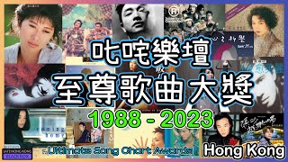 回顧  叱咤樂壇至尊歌曲大獎19882023｜叱咤樂壇流行榜｜咤樂壇流行榜頒獎典禮｜903 專業推介｜廣東歌｜Cantopop song of the year [upl. by Goldshlag]