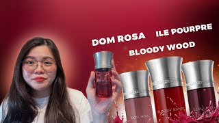 Les Liquides Imaginaires amp Bộ 3 Mùi Hương Dom Rosa  LÎle pourpre amp Bloody Wood  Vita Perfume [upl. by Ratep]