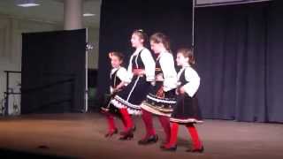 The Radost Folk Ensemble Childrens group  Chetvorno Horo [upl. by Kcerb]