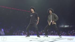 Hip hop Best 16  Juste Debout 2019  Les Twins Larry amp Laurent vs Brotha E amp Prince Wayne [upl. by Mcclain641]