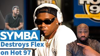 Symba Funk Flex Freestyle Reaction symba hot97 funkflexfreestyle [upl. by Natiha]