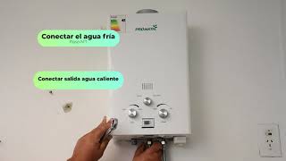 Cómo instalar un calefóncalentador a gas [upl. by Enalb]