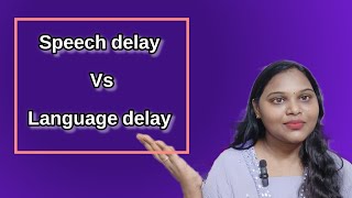 Difference Between speech delay and language delay  speech therapy at home [upl. by Nitsu101]